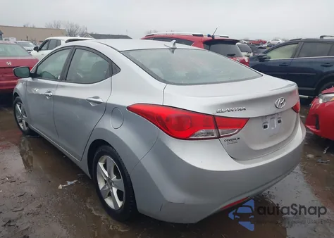 2013 Hyundai Elantra Gls z USA, uszkodzony, nr VIN 5NPDH4AE3DH372856
